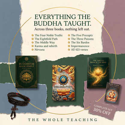 Everything the Buddha taught, across three books