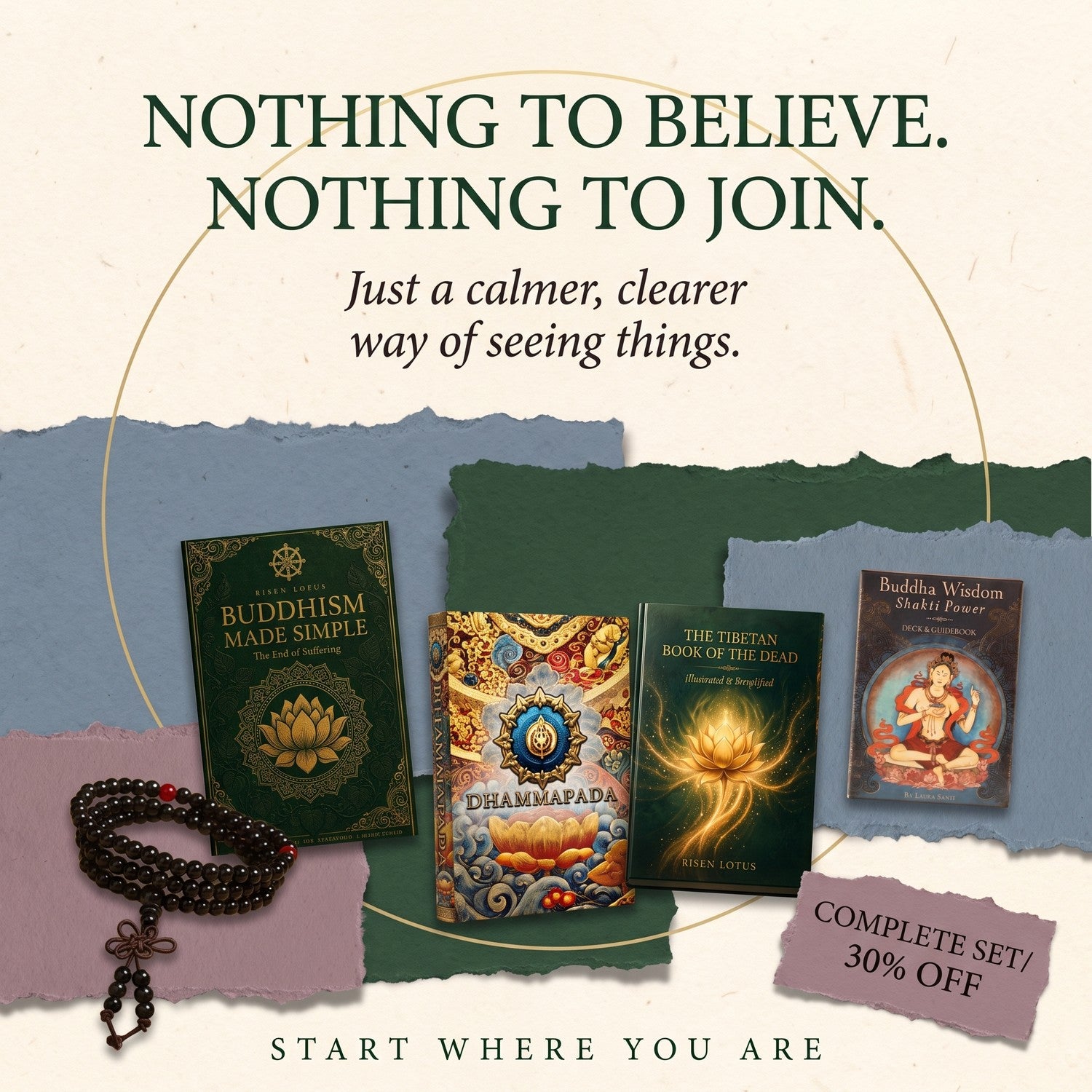 Nothing to believe, nothing to join